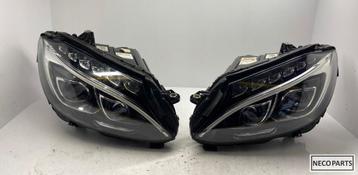 C KLASSE W205 S205 ILS FULL LED KOPLAMPEN COMPLEET  beschikbaar voor biedingen