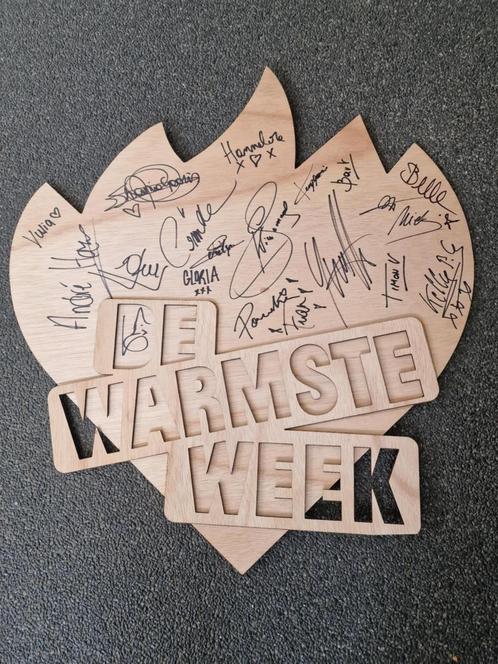 Gesigneerde vlam De Warmste Week, Verzamelen, Overige Verzamelen, Nieuw, Ophalen
