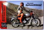Reclamebord Zundapp KS50 Spitzenklasse in reliëf-30 x 20cm, Collections, Marques & Objets publicitaires, Envoi, Panneau publicitaire