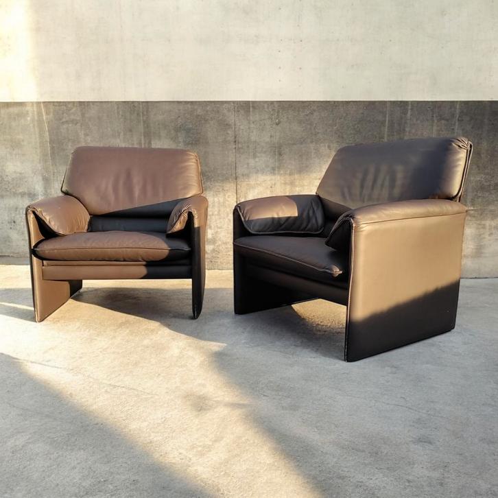 Bora Bèta fauteuils (2 stuks), Huis en Inrichting, Zetels | Zetels, Zo goed als nieuw, Leer, Ophalen
