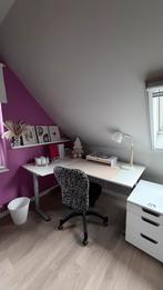 IKEA Hoekbureau met bureaustoel en ladekast, Huis en Inrichting, Ophalen, Zo goed als nieuw, Bureau