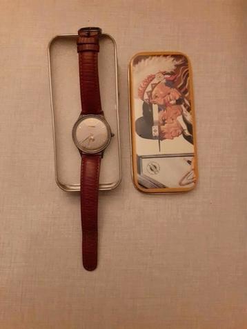 Nouvelle montre vintage Fossil., Autres marques, Enlèvement ou Envoi, Cuir, Neuf