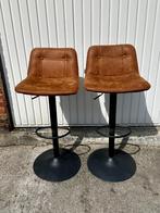 set industriële barkrukken, verstelbaar, Ophalen, 60 tot 90 cm, Nieuw, Metaal