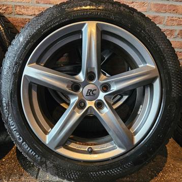 17 inch Audi A4 Winterset 5x112 Continental 6mm profiel  beschikbaar voor biedingen