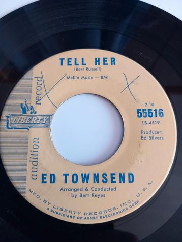 ED TOWNSEND. DOWN HOME! TELL HER. POPCORN OLDIES USA 45T, Enlèvement ou Envoi, Comme neuf