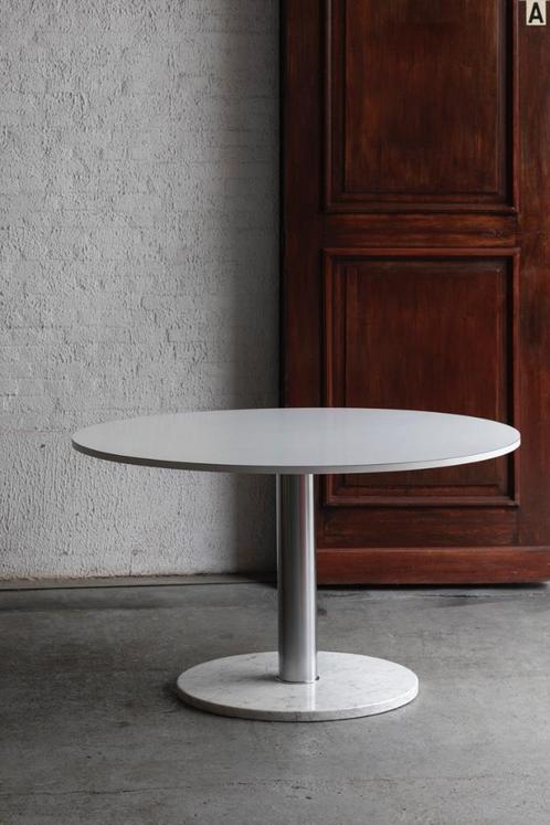 Round dining table Alfred Hendrickx for Belform, Belgium,60s, Antiek en Kunst, Antiek | Meubels | Tafels, Ophalen