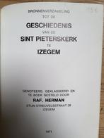 Heemkunde Izegem Emelgem - Geschiedenis  Sint Pieterskerk, Boeken, Gelezen, Ophalen of Verzenden