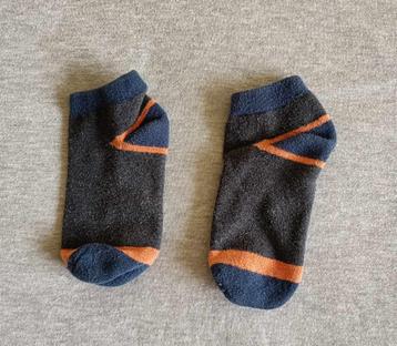 Sokken - Enkel - Grijs - Oranje - Maat 35/38 - Dames - €1