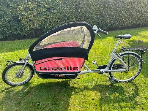 Gazelle cabby, Vélos & Vélomoteurs, Vélos | Vélos avec bac, Utilisé, Gazelle, 2 enfants, Bâche, Enlèvement