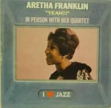 LP/ Aretha Franklin -  "yeah!!!"  in person with her quartet