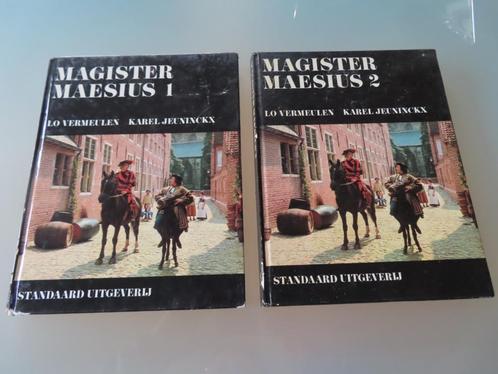 Magister Maesius 1 & 2 Lo Vermeulen / Karel Jeuninckx (€5 pe, Boeken, Kinderboeken | Jeugd | 10 tot 12 jaar, Gelezen, Fictie, Ophalen of Verzenden