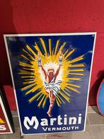 emaille reclamebord martini vermouth, Verzamelen, Ophalen of Verzenden, Nieuw, Reclamebord