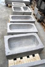 dienblad of trog in blauwe steen, plantenbak, goede keuze!!, Tuin en Terras, Ophalen, Tuin, Steen, Gebruikt