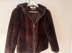 Mango jasje in bont, Kleding | Dames, Ophalen of Verzenden, Zo goed als nieuw, Bruin