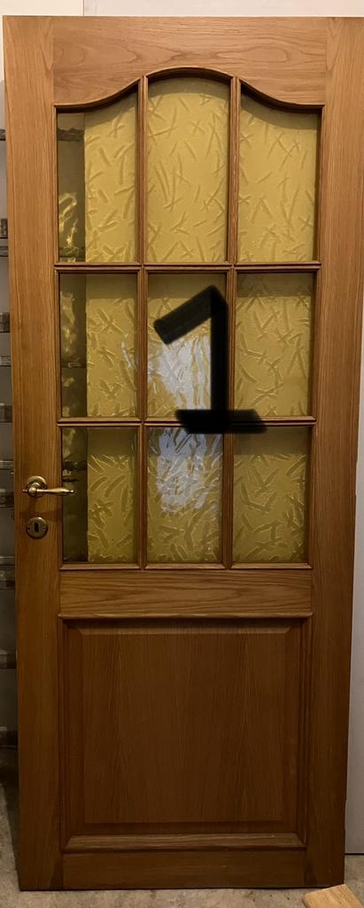 Portes intérieur, Doe-het-zelf en Bouw, Deuren en Vliegenramen, Zo goed als nieuw, Hout, Ophalen