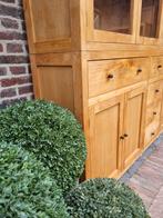 Teak vitrinekast/buffetkast GRATIS LEVERING, Ophalen of Verzenden