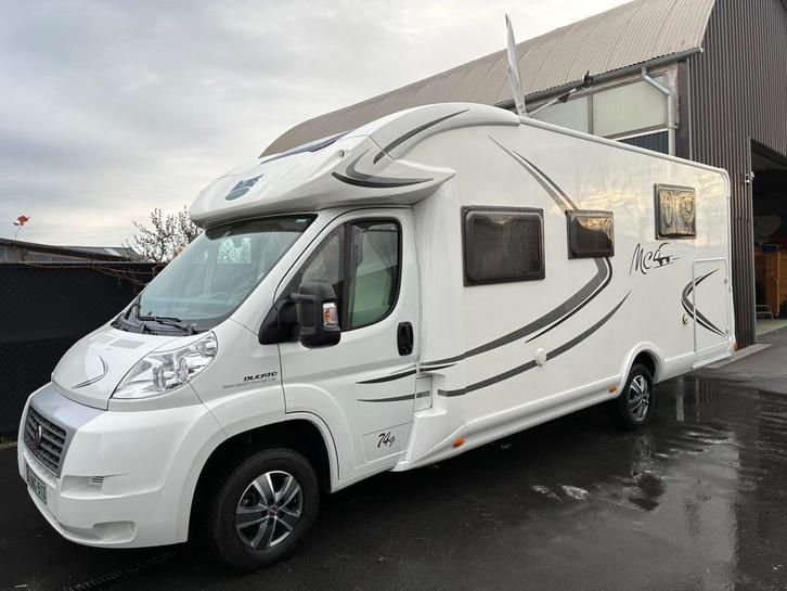 Mc louis 74G , 56000 km 1 ste eigenaar, Caravans en Kamperen, Mobilhomes, Bedrijf, tot en met 4, Half-integraal, McLouis, Fiat