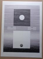MICHEL SEUPHOR / HEXAGRAMMES YI-KING / ZW-W LITHO / 75x55cm, Antiek en Kunst, Ophalen of Verzenden