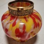 art deco bloemenvaas met rood geel en wit, Antiek en Kunst, Antiek | Vazen, Ophalen