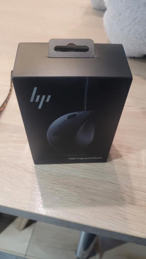 HP Souris HP USB avec lecture des empreintes digitales, Computers en Software, Muizen, Zo goed als nieuw, Muis, Ophalen of Verzenden
