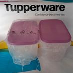 Tupperware 2 diepvriesdozen 1 L Nieuw, Huis en Inrichting, Keuken | Tupperware, Ophalen of Verzenden, Nieuw, Paars