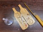 2 thermomètres à vin dans un coffret en bois + décanteur, Enlèvement, Comme neuf, Autres régions, Autres types