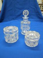 Luxval VSL art deco badkamerset, Antiek en Kunst, Antiek | Glaswerk en Kristal, Ophalen of Verzenden