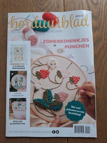 Borduurblad editie 122 NIEUW, Hobby en Vrije tijd, Borduren en Borduurmachines, Ophalen of Verzenden, Nieuw, Handborduren, Overige typen