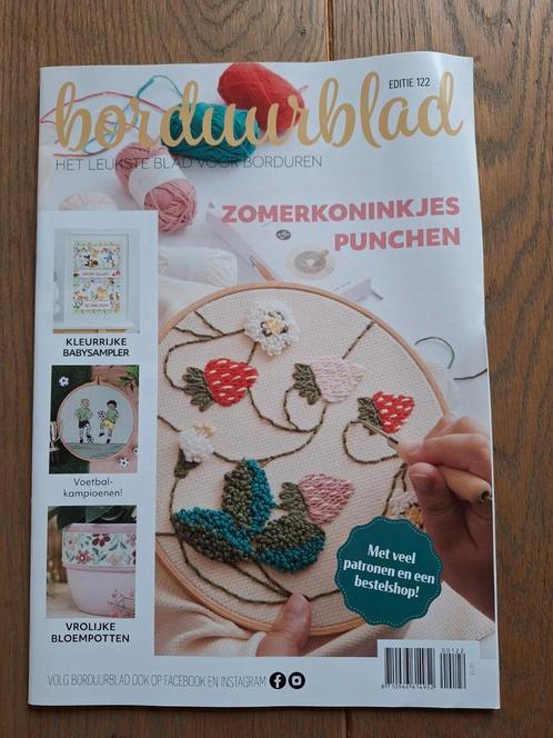 Borduurblad editie 122 NIEUW, Hobby en Vrije tijd, Borduren en Borduurmachines, Nieuw, Overige typen, Handborduren, Ophalen of Verzenden