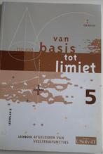 VBTL 5 Afgeleiden van veeltermfuncties - Leerplan B, Boeken, Ophalen of Verzenden, Zo goed als nieuw, Wiskunde B, Die Keure