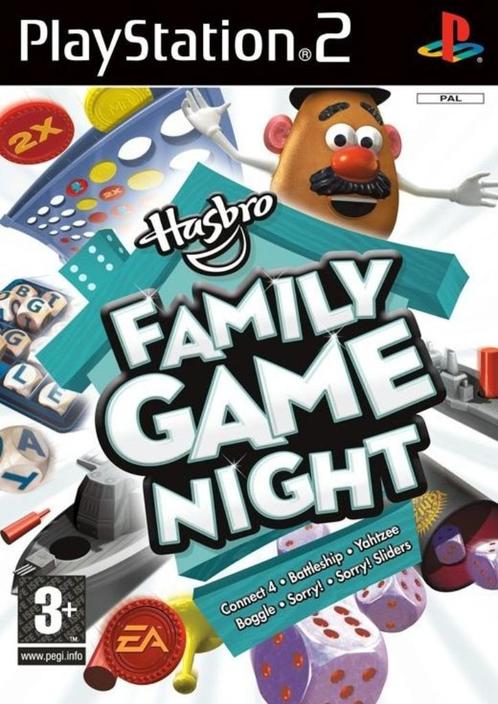 Hasbro Familie Spellen Avond, Consoles de jeu & Jeux vidéo, Jeux | Sony PlayStation 2, Utilisé, Puzzle et Éducatif, 1 joueur, À partir de 3 ans