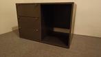 ladenkast in zwarte MDF, 3 ou 4 tiroirs, Moins de 100 cm, Comme neuf, Enlèvement