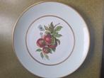 Sierbord met   fruitprint en vergulde randen., Antiek en Kunst, Ophalen