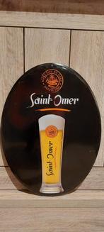 Prachtig authentiek decoratieobject Saint-Omer bier, Verzamelen, Ophalen of Verzenden, Nieuw, Reclamebord