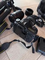 Nikon D7500 + lenzen + flits + tas, Audio, Tv en Foto, Fotocamera's Digitaal, Ophalen, Spiegelreflex, 21 Megapixel, Zo goed als nieuw