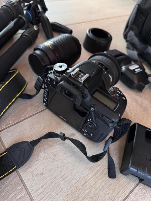 Nikon D7500 + lenzen + flits + tas, Audio, Tv en Foto, Fotocamera's Digitaal, Zo goed als nieuw, Spiegelreflex, Nikon, Ophalen