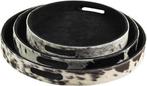 Set 3 dienbladen, Huis en Inrichting, Woonaccessoires | Dienbladen, Ophalen of Verzenden, Nieuw, Rond, Overige materialen