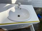 Badkamermeubel lavabomeubel, met lavabo en mengkraan, Ophalen, Gebruikt, 50 tot 100 cm, Minder dan 100 cm