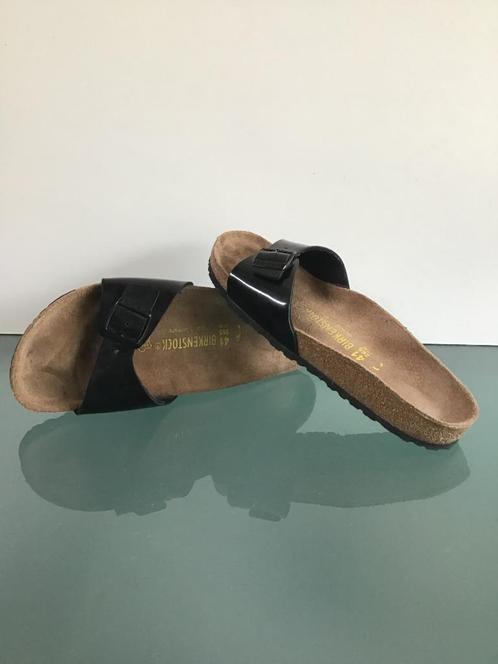 Gratis Verzenden | Birkenstock lak zwarte slippers 41, Kleding | Dames, Schoenen, Nieuw, Slippers, Zwart, Verzenden