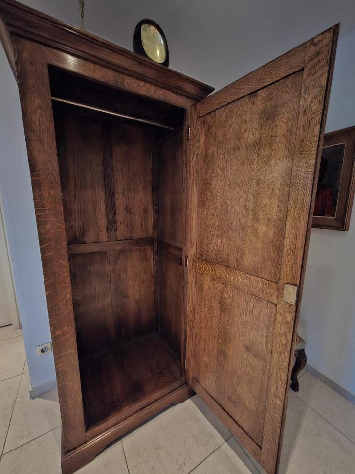 Massieve eiken kast, Antiek en Kunst, Antiek | Meubels | Kasten, Ophalen
