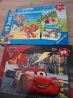Puzzels Cars en Paw Patrol 5+, Enlèvement ou Envoi, Comme neuf, 4 à 6 ans