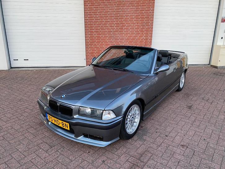 BMW 325I CABRIO HANDBAK BJ 94/SPORT LEDER/RVS DEMPER/, Auto's, BMW, Bedrijf, Airbags, Climate control, Elektrische ramen, Mistlampen
