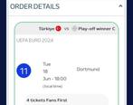 EK 2024 Turkije vs Georgië tickets, Tickets en Kaartjes, Sport | Voetbal, Juni