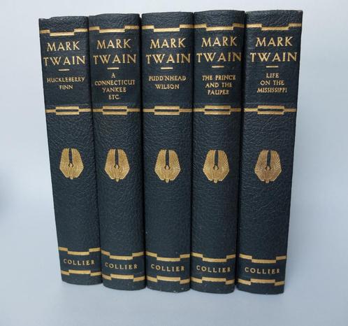 Set van 5 boeken door Mark Twain, Boeken, Literatuur, Gelezen, Amerika, Ophalen of Verzenden