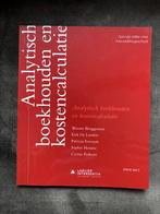 Analytisch boekhouden en kostencalculatie, Boeken, Ophalen of Verzenden, Nieuw, Accountancy en Administratie, Diverse auteurs
