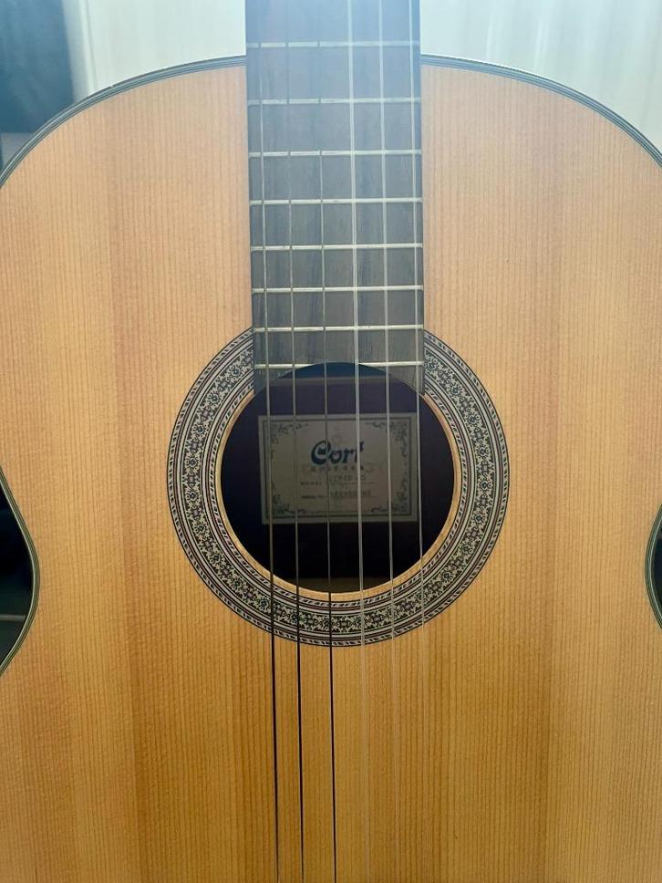 Guitare classique Cort CCP-10 + accessoires, Muziek en Instrumenten, Snaarinstrumenten | Gitaren | Akoestisch, Zo goed als nieuw