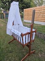 Wieg als nieuw in hardhout, Kinderen en Baby's, Babywiegjes en Ledikanten, Ophalen, Zo goed als nieuw, Wieg