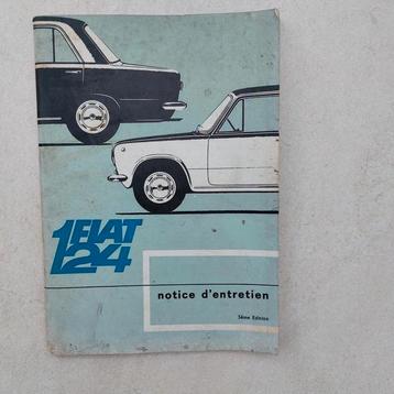 Instructie boekje Fiat 124 beschikbaar voor biedingen