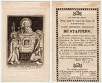 Gravure sur cuivre/Carte de décès, Claire DE STAPPERS 1805-1, Antiquités & Art, Envoi