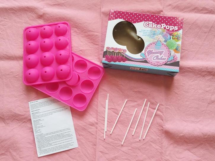 Maak recepten voor Cake Pop Lollipops Cooking Kids, Hobby en Vrije tijd, Taarten en Cupcakes maken, Zo goed als nieuw, Bakvorm